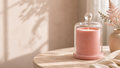 Velvet Bell Jar Candle by Mioriva in a quiet home setting